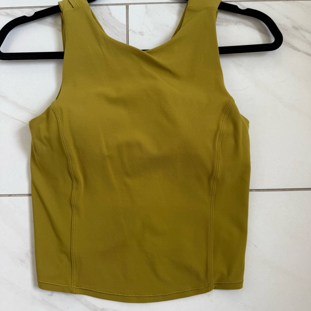 Lululemon Athletica Mustard Tank Top